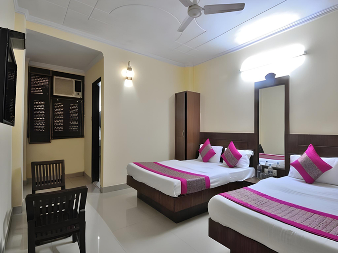 Bedroom, Hotel Gold Inn @ New Delhi Station, Delhi