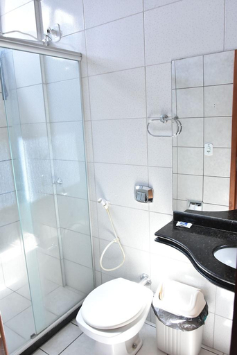 Bathroom, Serra Azul Plaza Hotel, Barra do Garças
