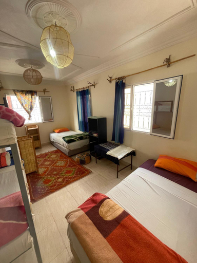 Bedroom 4, Agachill Surf House, Agadir-Ida ou Tanane