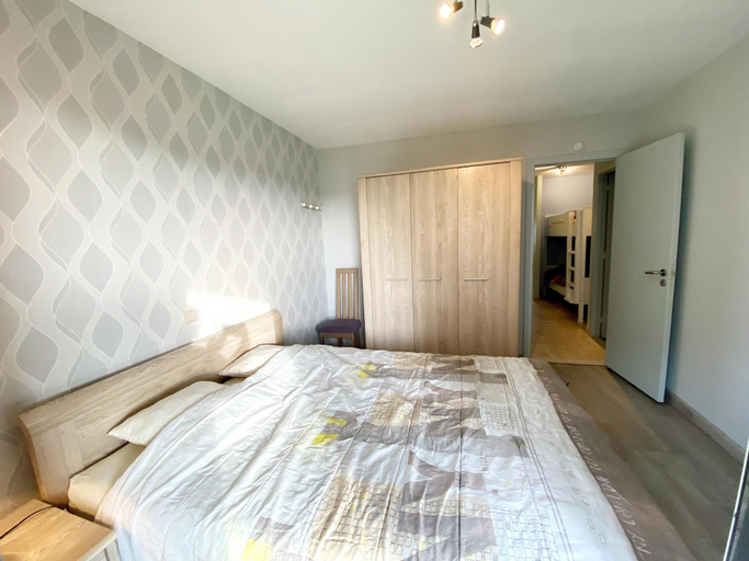 Bedroom 2, Apartment in Nieuwpoort near the Beach, West-Vlaanderen