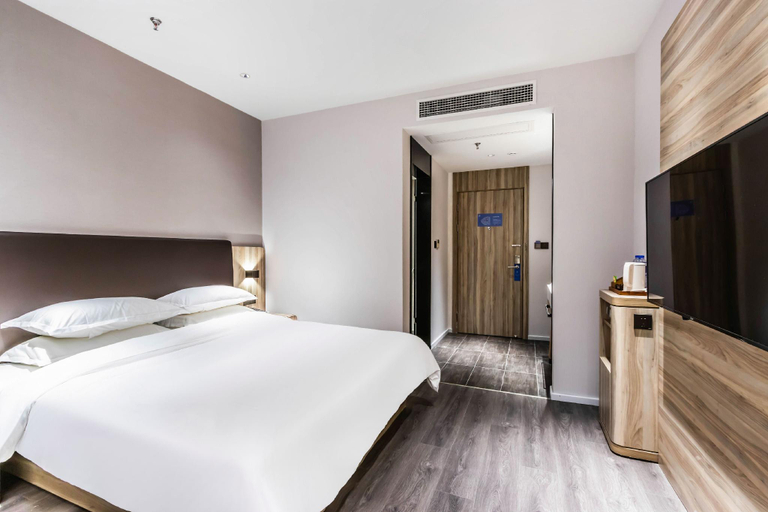 Bedroom 3, Hanting Premium Hotel Hangzhou Xiaoshan Jianshe 1st Road Metro Station, Hangzhou