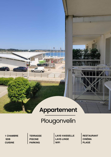 Others 5, Superbe appartement en face de la plage avec piscine sauna et petite vue mer, Finistère