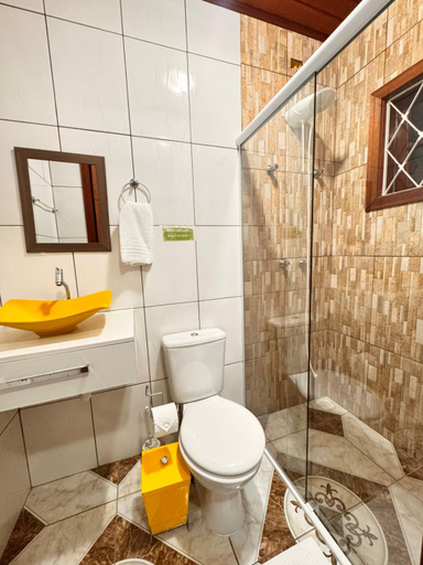 Bathroom 3, Pousada Araucaria Village, Campo Limpo Paulista