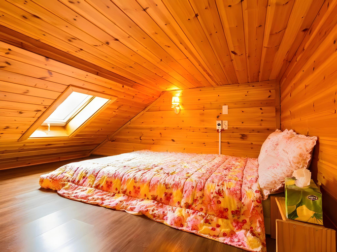 Bedroom 2, Gangchon Chocomint Pension, Chuncheon