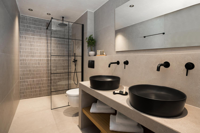 Bathroom 3, Pnoes Luxury Suites, Central Macedonia