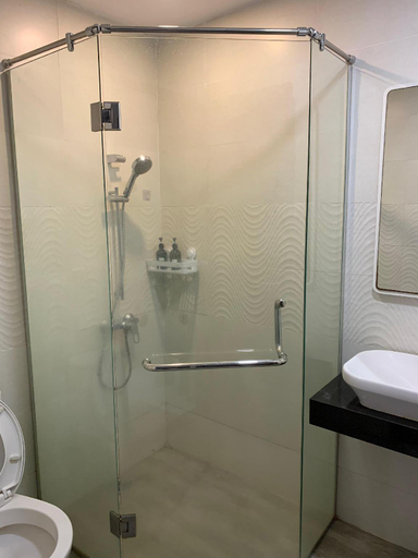 Bathroom 3, nice apartment with city view at Grand Jati Junction, Medan
