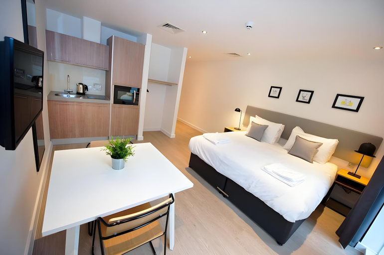 Bedroom 2, Staycity Aparthotels Birmingham City Centre, Birmingham