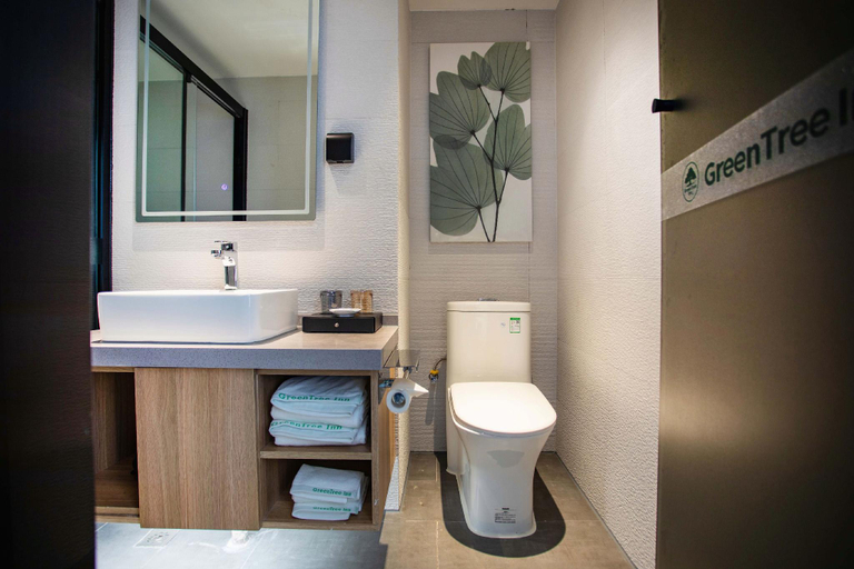 Bathroom 3, Green Tree Inn Anhui Bozhou Woyang County Wangjiao Square Business, Bozhou