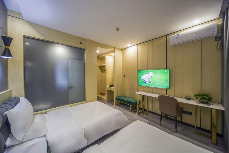 Bedroom 2, Liyang Nanhai Mingzhu Hotel (High-speed Railway Wanda), Changzhou