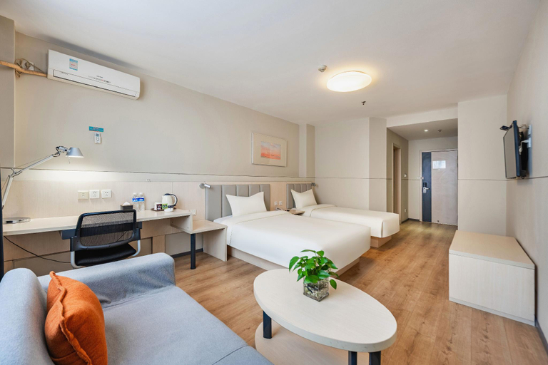 Bedroom 2, JinJiang Inn Baoji Administra Tion Center, Baoji