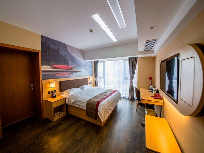 Bedroom 2, Thank Inn Hotel Shandong Lingyi Lanshan District Liguan Town, Linyi