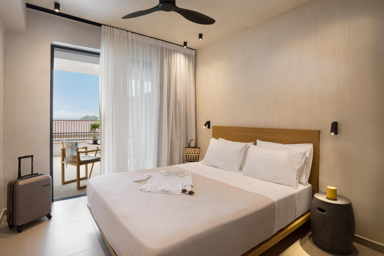 Bedroom 3, Pnoes Luxury Suites, Central Macedonia