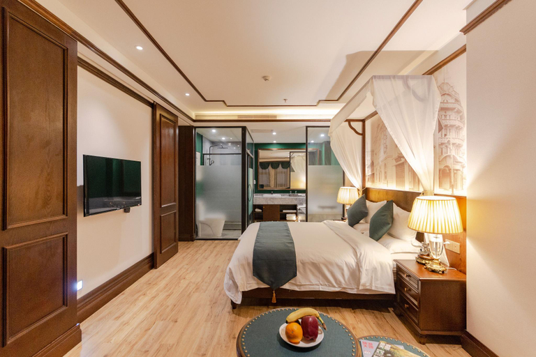 Bedroom 2, Madison Xi'an Giant Wild Goose Pagoda (Being in Decoration), Xi'an
