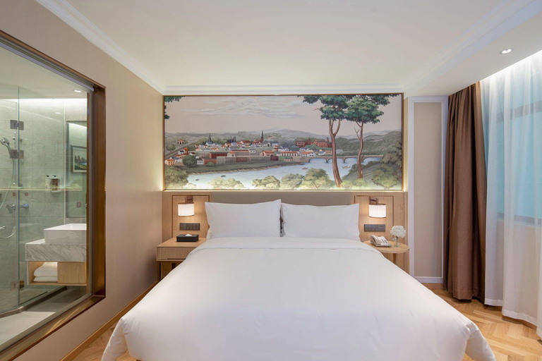 Bedroom 2, Vienna Hotel Guangzhou Taihe Central Plaza, Guangzhou