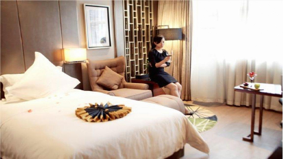 Bedroom 2, Echeng Hotel Wuhan Optics Valley Square Yangjiawan Metro Station, Wuhan