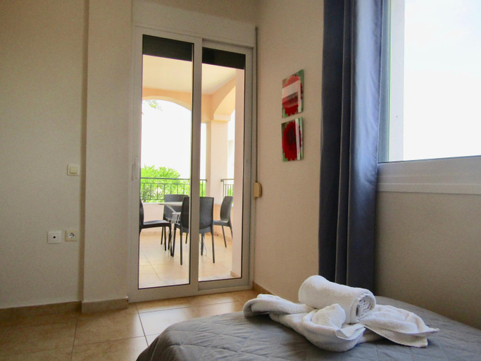 Bedroom 2, Barbati Beach Apartments, Ionian Islands