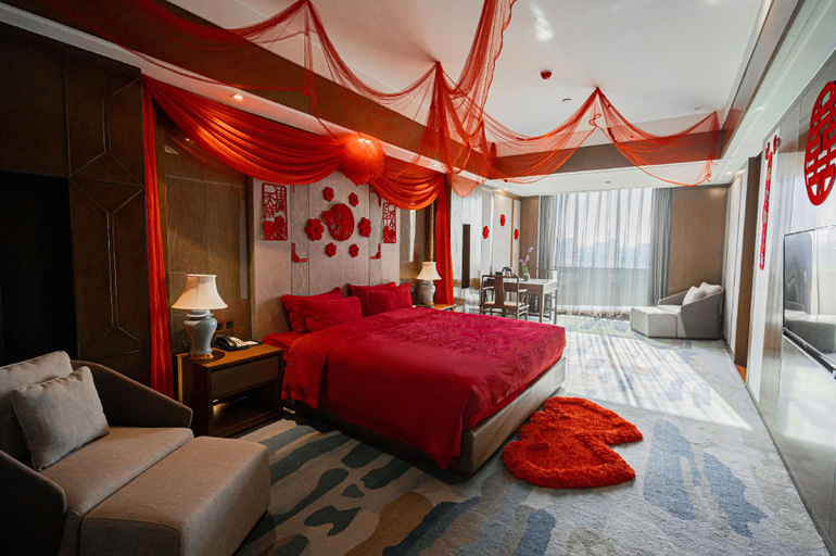 Bedroom 2, Malson New Century Hotel, Baoding