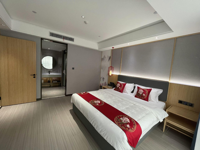 Bedroom 2, GreenTree Eastern Hotel Suzhou Si County Government Indoor Stadium Yulan Avenue, Suzhou