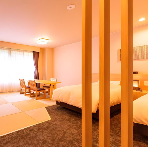 Bedroom, Hotel Shunkeiya, Takeo