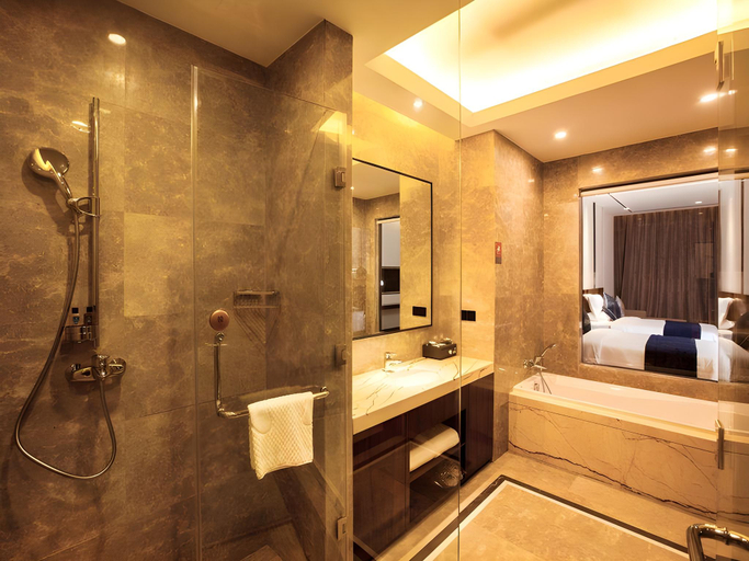 Bathroom 4, Lanco Hotel Shenzhen Buji East Station, Shenzhen