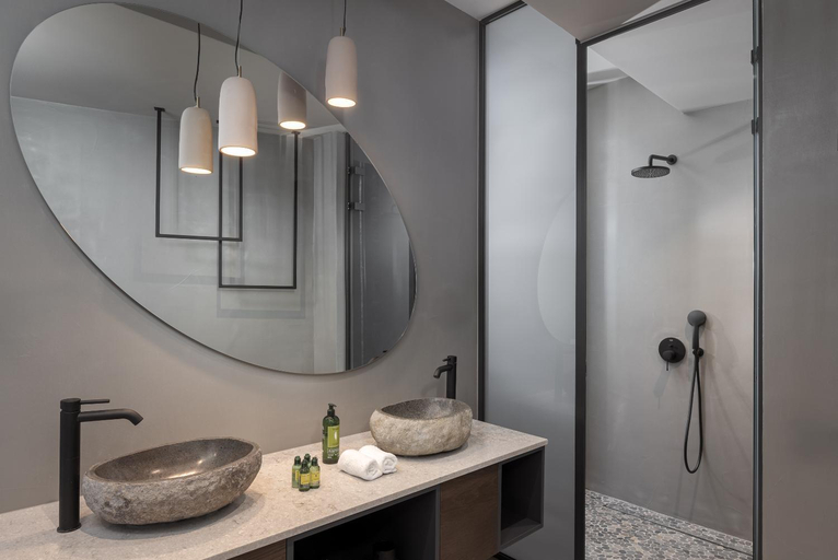 Bathroom 3, Neromai Cave Luxury Villas, Crete