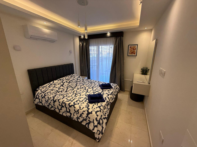 Bedroom 2, Luxury Selena Bay Apartment- Private Beach, Kite School 5 Pools, Al-Ghurdaqah
