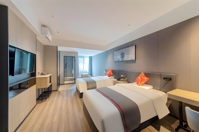 Bedroom 2, Thank Hotel Plus Shaoxing Luxun Hometown, Shaoxing