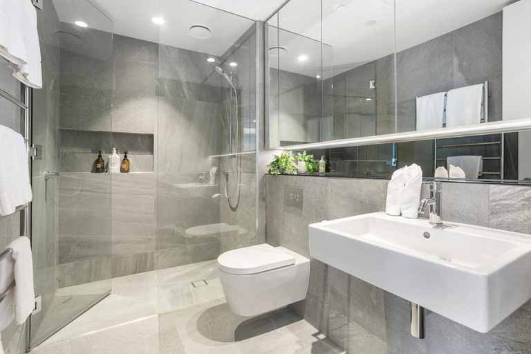 Bathroom 3, Wynyard Quarter Apartments by Urban Rest, Waitakere
