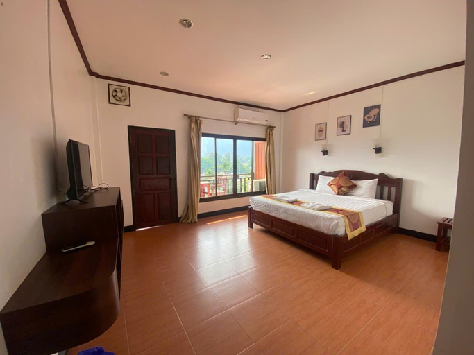 Bedroom 3, hana riverside hotel, Vangvieng