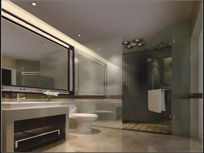 Bathroom 4, Zhangjiajie International Hotel, Zhangjiajie