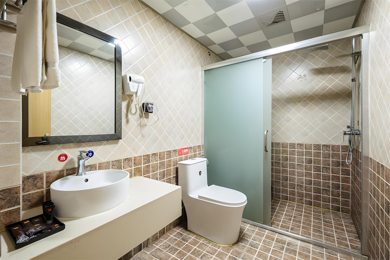 Bathroom, Jun Hotel Sichuan Bazhongba Huifengting Park, Bazhong
