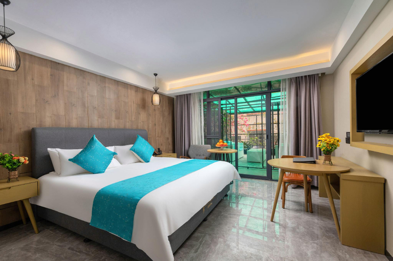 Bedroom 2, Fei Li International Hotel 翡丽国际酒店(广州石井地铁站白云火车站店), Guangzhou