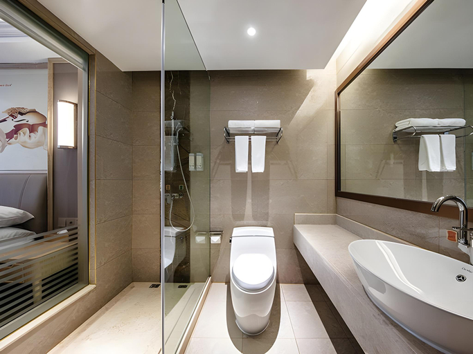 Bathroom, Vienna Hotel Zhejiang Lishui Qingtian Post Building, Lishui