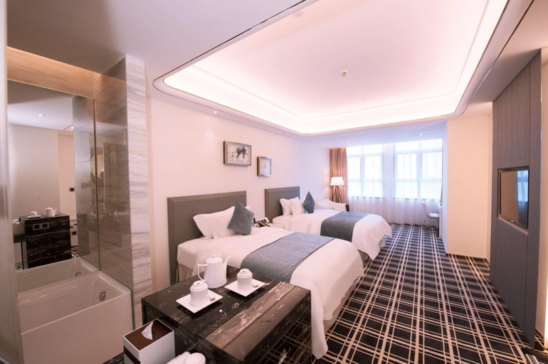 Bedroom 2, Shenzhen North Railway Station Wangpai International Hotel, Shenzhen