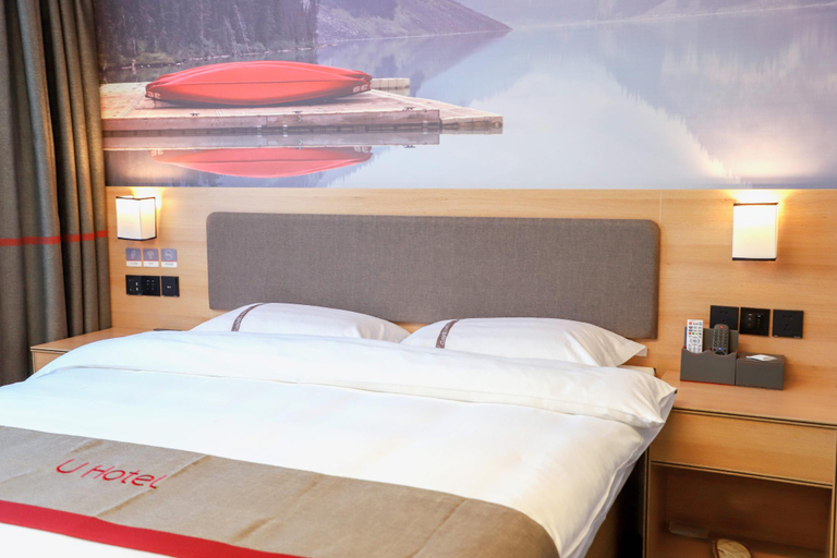 Bedroom 3, Thank Inn Hotel Shaanxi Yuncheng Ruicheng County Dongmao Plaza, Yuncheng