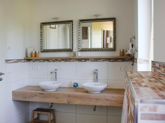 Bathroom, Ferienhaus Breetzer Boddentraum in Vieregge, Vorpommern-Rügen