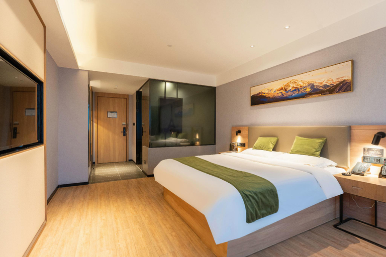 Bedroom 2, Green Tree Inn Anhui Suzhou Evergrande, Suzhou