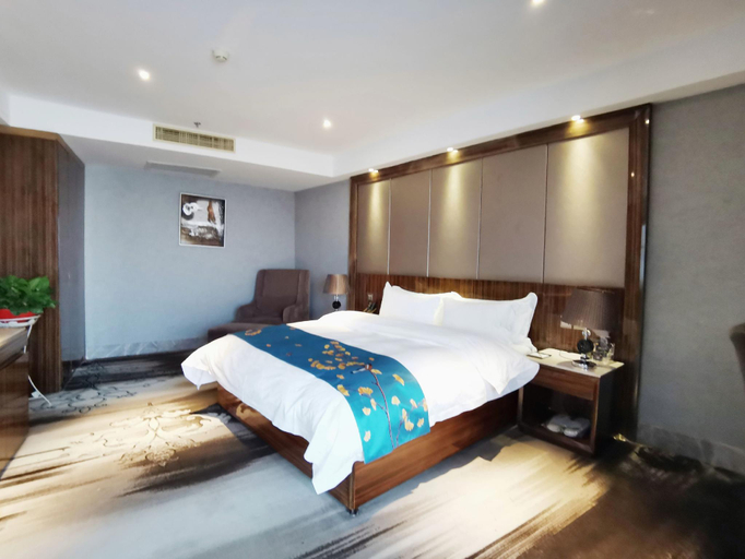 Bedroom 2, GreenTree Eastern Huainan Guangchang Road Hotel, Huainan