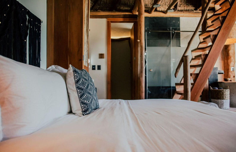 Bedroom 3, Aldea Kuka, Luxury Eco Boutique Hotel, Lázaro Cárdenas