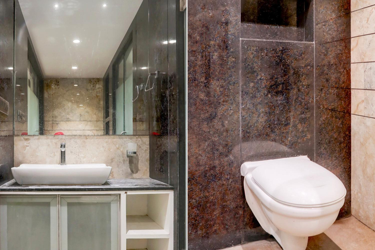 Bathroom 2, Townhouse Kadodra formerly JD Business Hotel, Surat