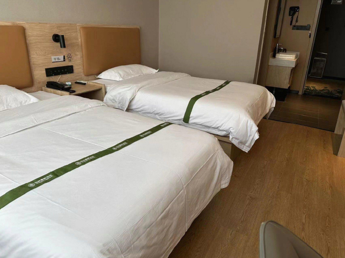 Bedroom 2, GreenTree Inn Express Dongying Lijin County Ginza Market, Dongying