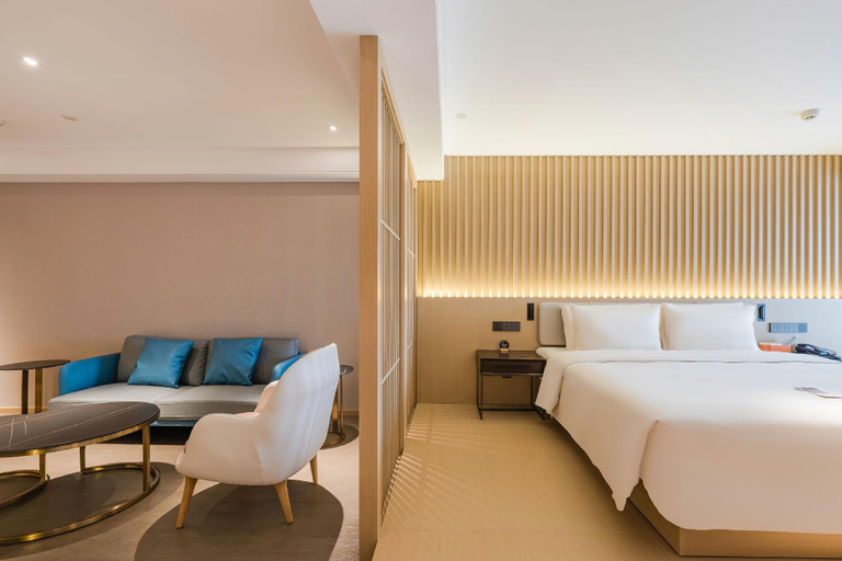 Bedroom 2, Atour Hotel Jiaxing Pinghu, Jiaxing