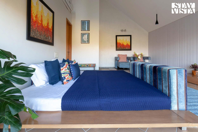 Bedroom 3, StayVista at Emerald Acres, Pune