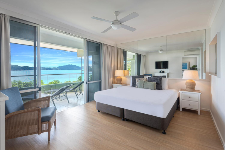 Bedroom, Lagoon Beachfront Lodge 005 on Hamilton Island by HamoRent, Whitsunday