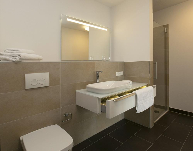 Bathroom 3, Aparthotel Parkallee, Mainz-Bingen
