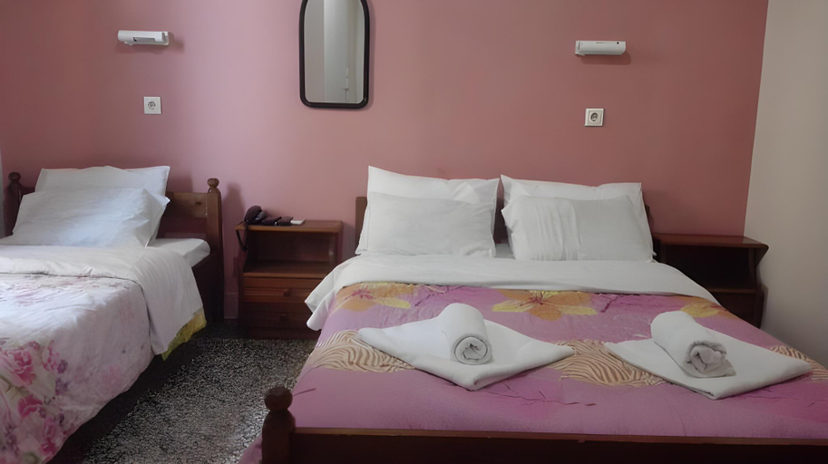 Bedroom 3, Korydallos Hotel, Attica