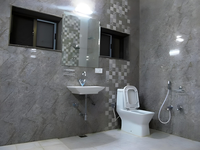 Bathroom, Aditya Forest Eco Resort, Sirohi