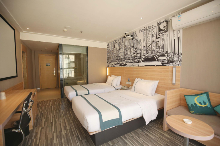 Bedroom 2, City Comfort Inn Enshi Wuyangba, Enshi Tujia and Miao