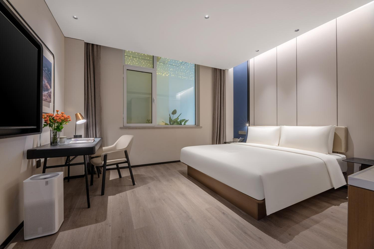 Bedroom 2, Atour Hotel Qingdao Laoshan District Shilaoren Beach, Qingdao