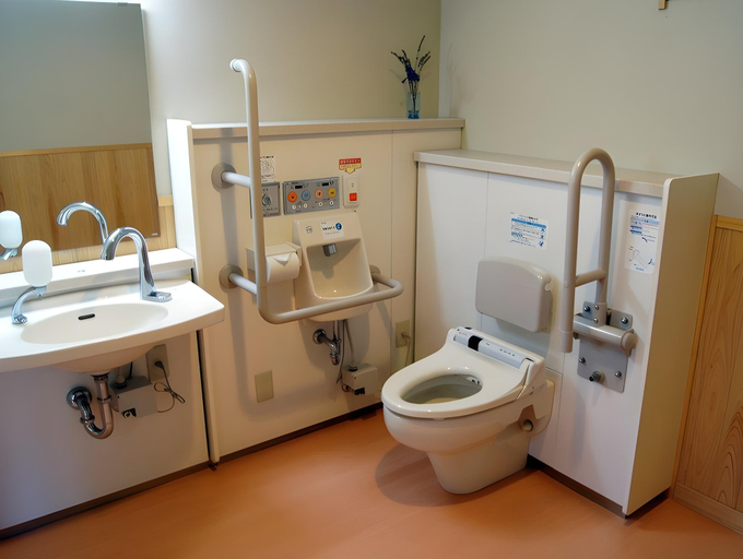 Bathroom, Ryokan Suigou, Yurihama